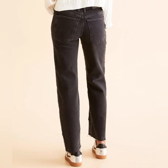 🆕FREE PEOPLE Risk Taker High-Rise Straight Jeans Main Squeeze color-Size 30 - Picture 5 of 13